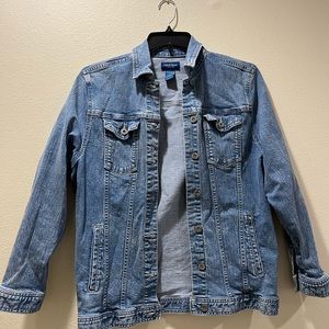 Oversized jean jacket